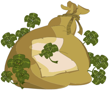Sac de Trèfles à Cinq Feuilles