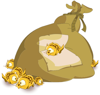 Sac de Poissons Chatons