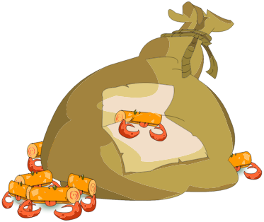 Sac de Crabes Sourimis