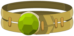 Ceinture Tortue Verte