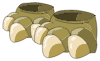Pantoufles Crochues du Chef Crocodaille