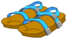 Sandales du Piou Bleu