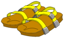 Sandales du Piou Jaune