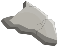 Écaille de Dolomite Fissurée