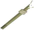 Trident Cassé