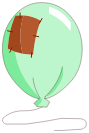 Ballon vert