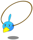 Amulette du Piou Bleu