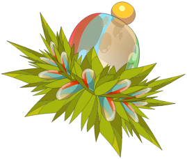 Fleur de Blop Multicolore Royal