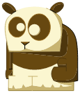 Panda au chocolat