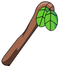 Petit Bâton Feuillu