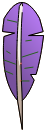 Plume de Piou Violet