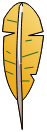 Plume de Piou Jaune