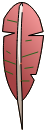 Plume de Piou Rose