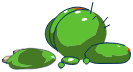 Peau de Larve Verte
