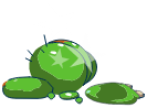 Peau de Larve Verte Magique