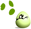 Oeuf de Bwak de terre