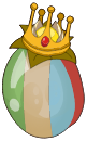 Bouclier trophée du Blop Multicolore Royal