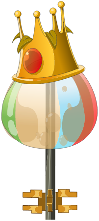 Clef de l\'antre du Blop Multicolore