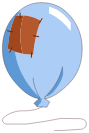 Ballon Bleu Magique