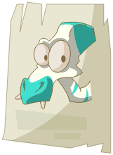 Dragodinde Ivoire et Turquoise