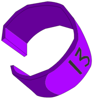 Anneau du Piou Violet